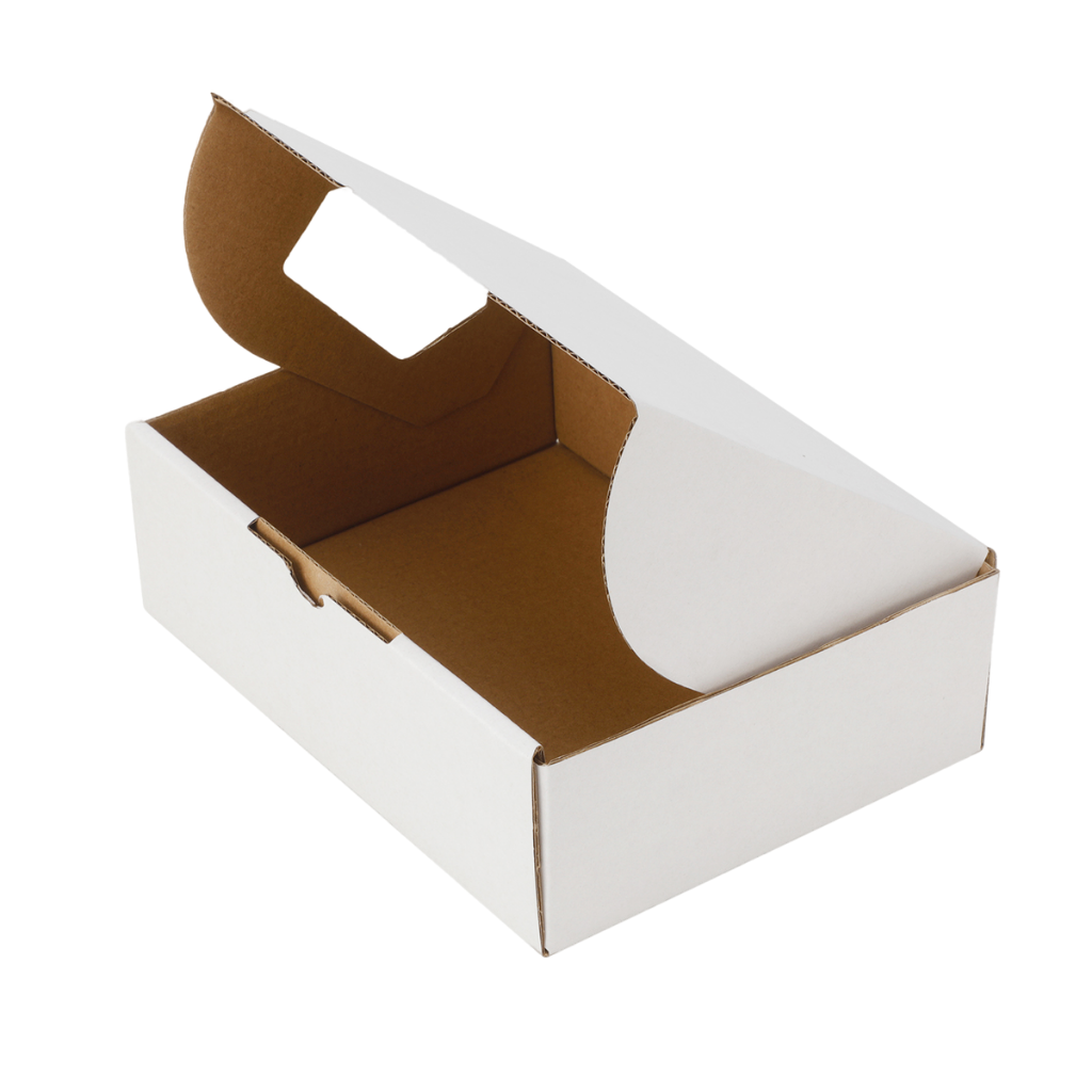 100-Pack White Mailing Boxes (175x130x55mm)