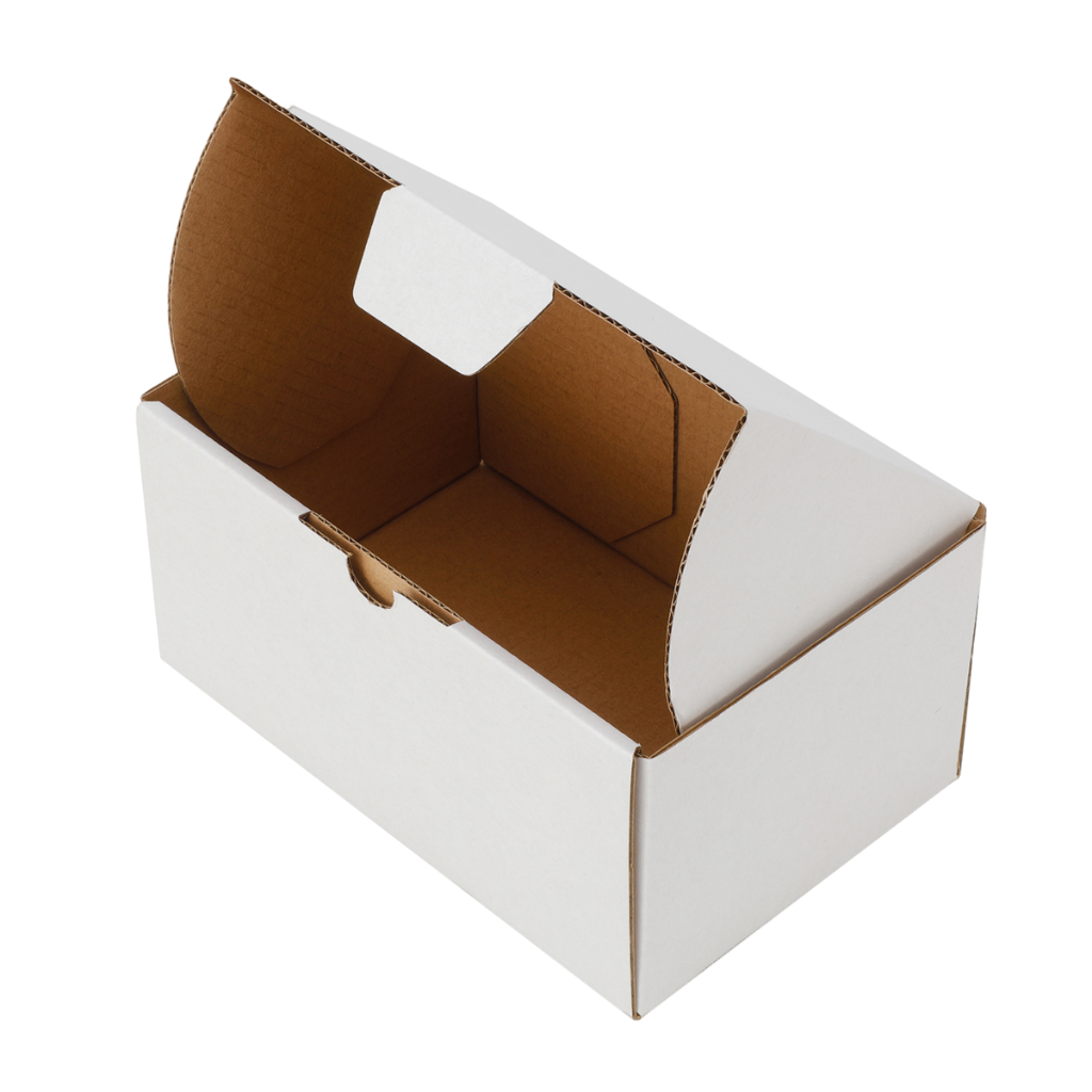 100-Pack White Mailing Boxes (150x100x75mm)