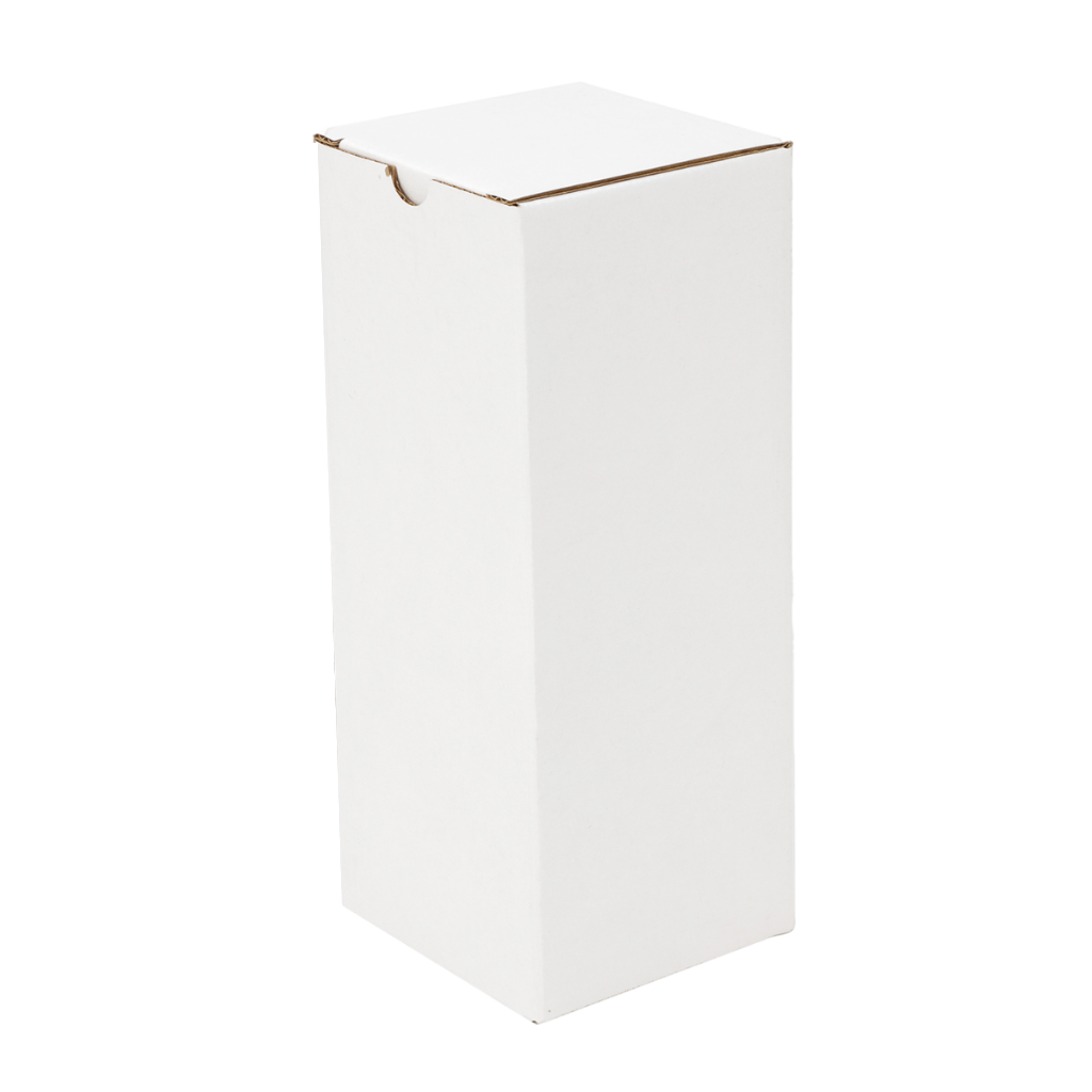 100-Pack White Mailing Boxes (80x80x200mm)