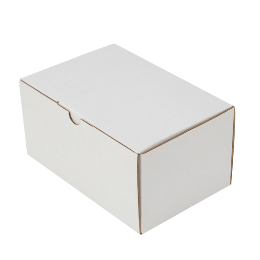 100-Pack White Mailing Boxes (150x100x75mm)