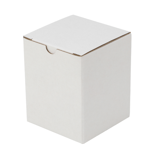 100-Pack White Mailing Boxes (80x80x100mm)