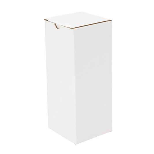 100-Pack White Mailing Boxes (80x80x200mm)